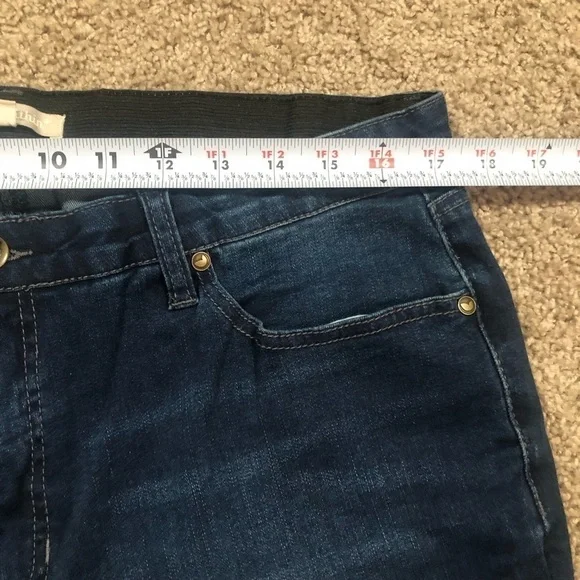 NWOT No-gap Skinny Jeans Paint/Bleach Splatter 16W - Picture 14 of 15